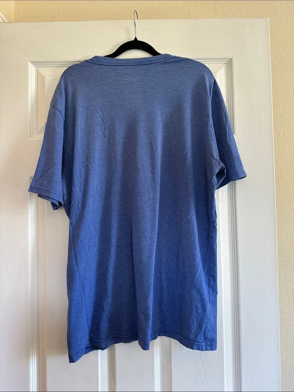 The North Face Men's Logo Tee — Blue with White Graphic